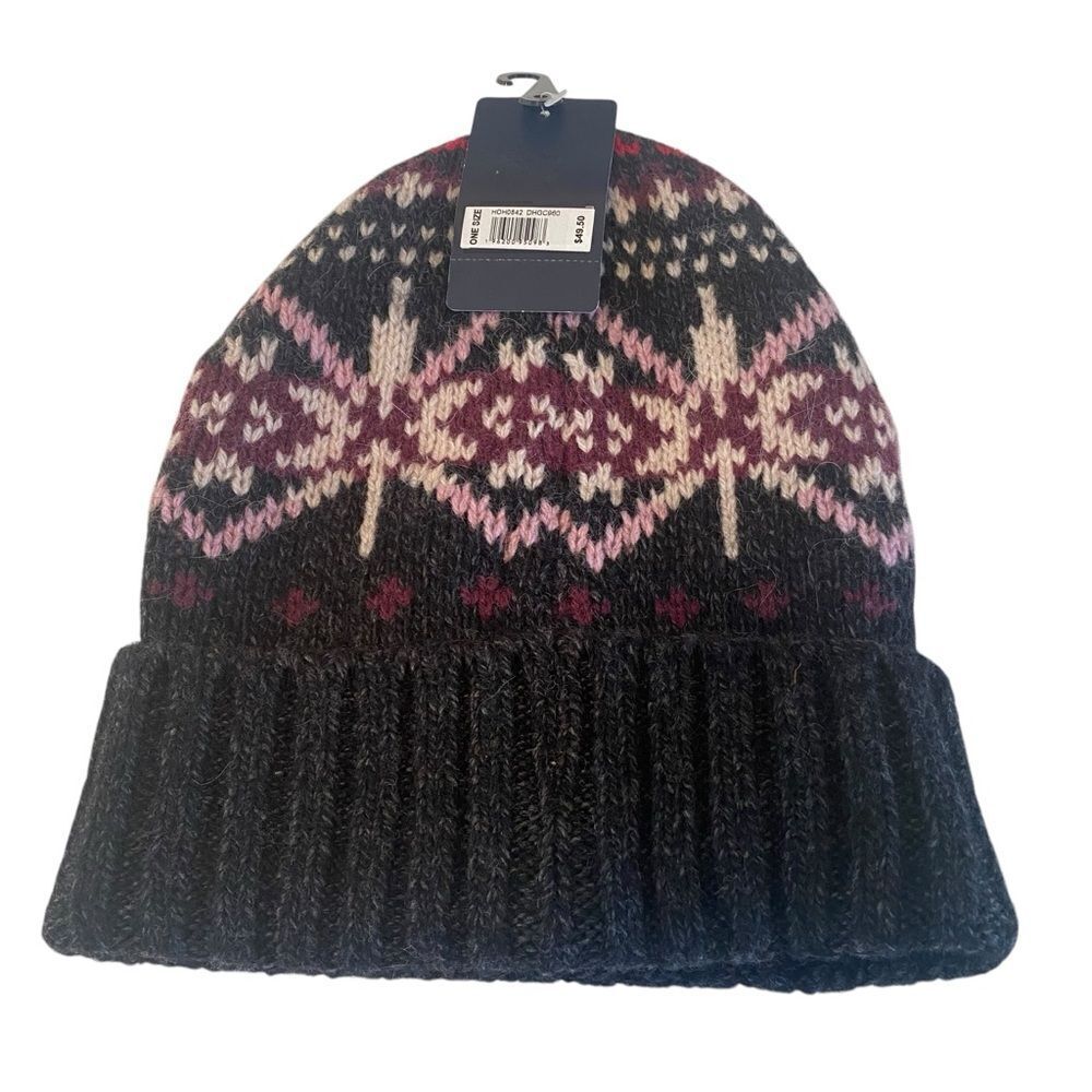 Heather Gray Fair Isle Unisex Beanie